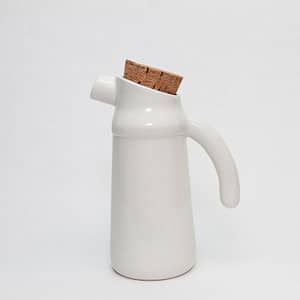 Flux natural cork and ceramic jug