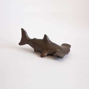 Hammerhead shark handmade in ceramic