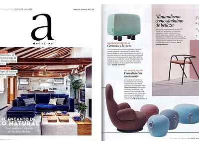tánata en a magazine