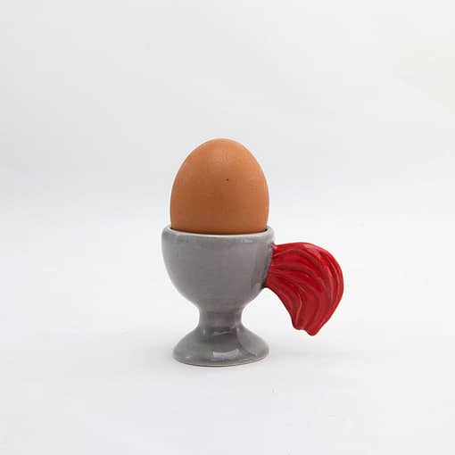 Kiriki grey ceramic egg cup