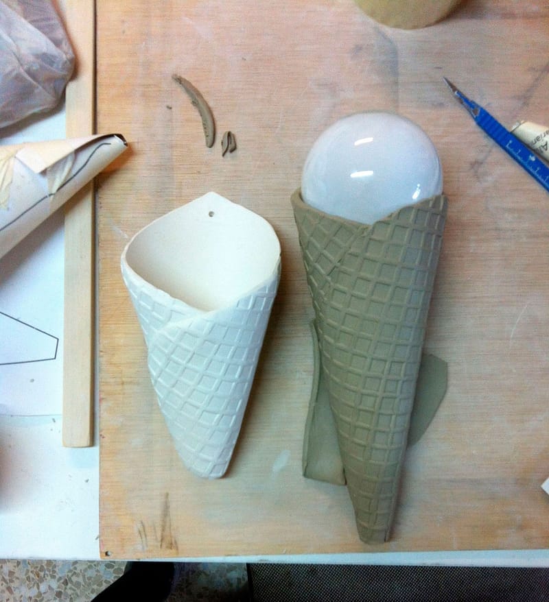 Lámpara de cerámica Pegata Studio